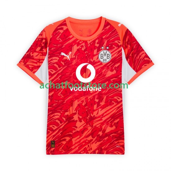 Maillot Borussia Dortmund Gardien Extérieur Tenue pour Homme 2025-2026 Manche Courte