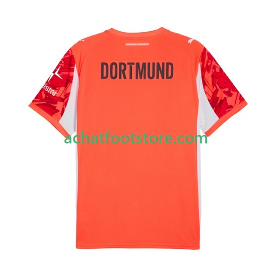 Maillot Borussia Dortmund Gardien Extérieur Tenue pour Homme 2025-2026 Manche Courte