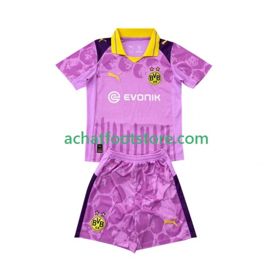 Maillot Borussia Dortmund FIFA CWC Gardien Domicile Tenue pour Enfant 2025 Manche Courte