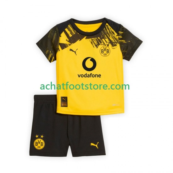 Maillot Borussia Dortmund Domicile Tenue pour Enfant 2025-2026 Manche Courte