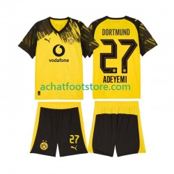 Maillot Borussia Dortmund Karim Adeyemi 27 Domicile Tenue pour Enfant 2025-2026 Manche Courte