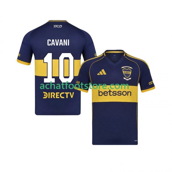 Maillot CA Boca Juniors Edinson Cavani 10 Domicile Tenue pour Homme 2025-2026 Manche Courte