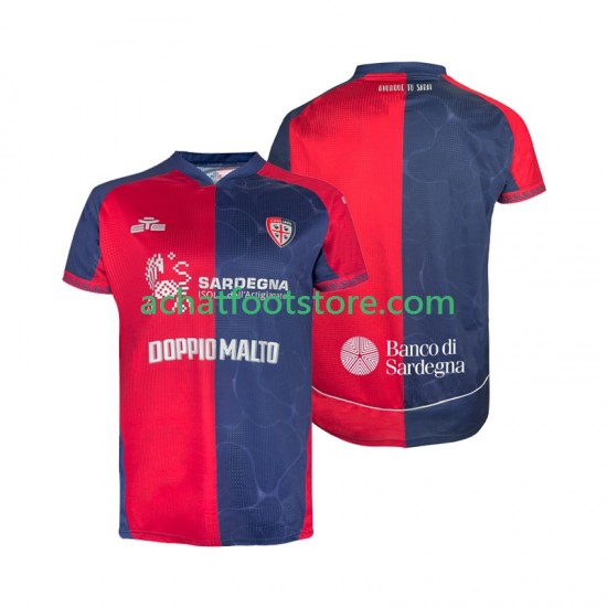 Maillot Cagliari Domicile Tenue pour Homme 2025-2026 Manche Courte