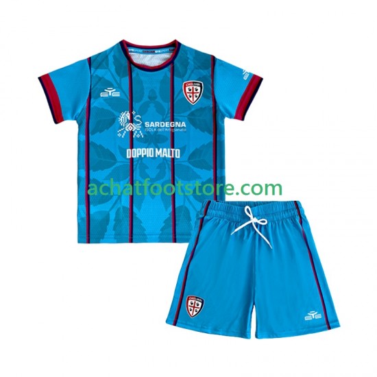 Maillot Cagliari 3ème Tenue pour Enfant 2025-2026 Manche Courte