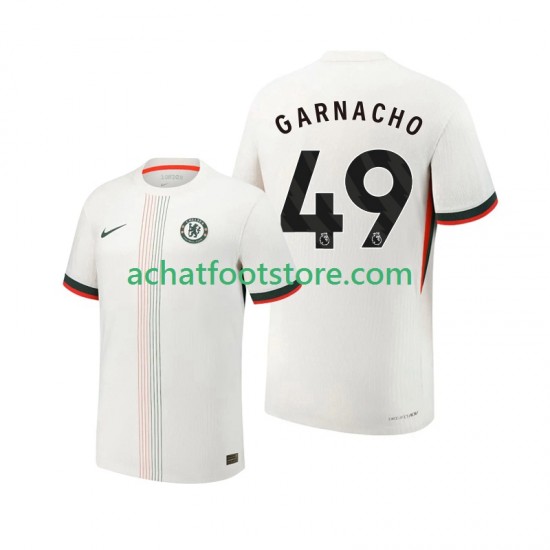 Maillot Chelsea Alejandro Garnacho 49 Extérieur Tenue pour Homme 2025-2026 Manche Courte