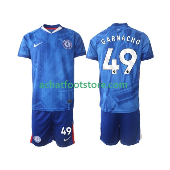 Maillot Chelsea Alejandro Garnacho 49 Domicile Tenue pour Enfant 2025-2026 Manche Courte