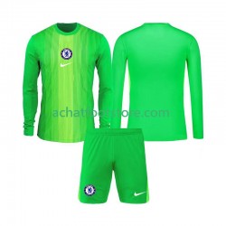 Maillot Chelsea Gardien Extérieur Tenue pour Enfant 2025-2026 Manche Longue