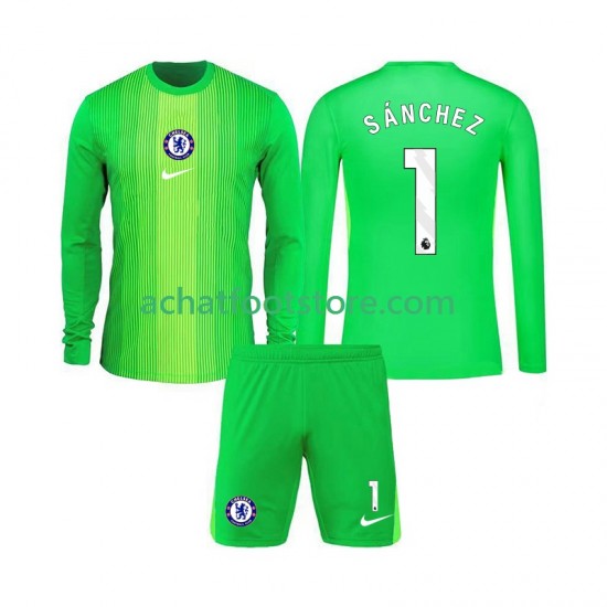 Maillot Chelsea Robert Sanchez 1 Gardien Extérieur Tenue pour Enfant 2025-2026 Manche Longue