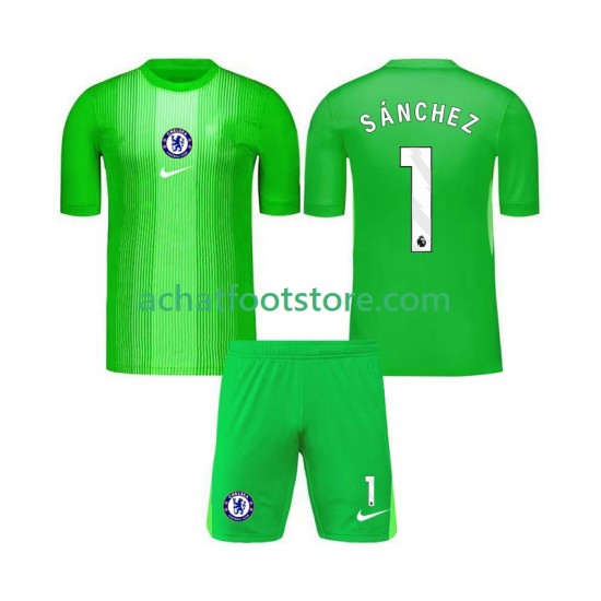 Maillot Chelsea Robert Sanchez 1 Gardien Extérieur Tenue pour Enfant 2025-2026 Manche Courte