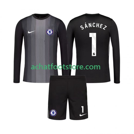 Maillot Chelsea Robert Sanchez 1 Gardien Domicile Tenue pour Enfant 2025-2026 Manche Longue