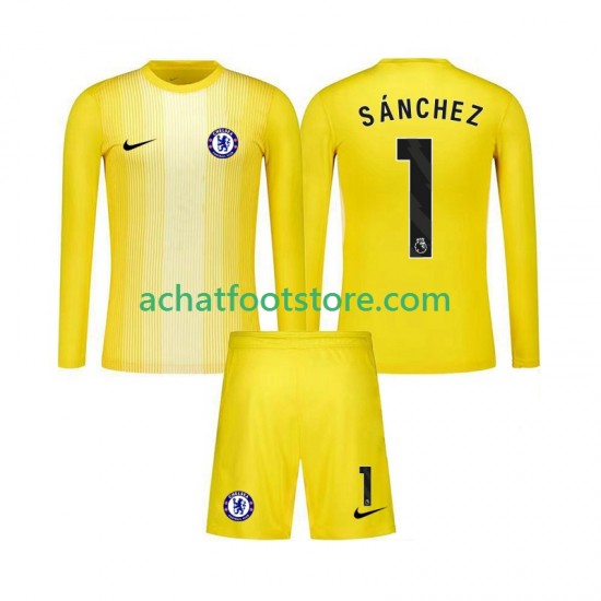 Maillot Chelsea Robert Sanchez 1 Gardien 3ème Tenue pour Enfant 2025-2026 Manche Longue