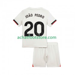 Maillot Chelsea Joao Pedro 20 Extérieur Tenue pour Enfant 2025-2026 Manche Courte