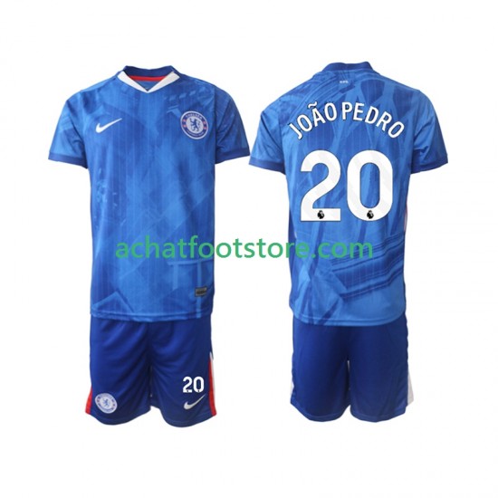 Maillot Chelsea joao pedro 20 Domicile Tenue pour Enfant 2025-2026 Manche Courte