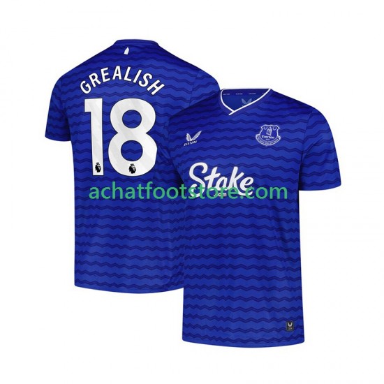 Maillot Everton Jack Grealish 18 Domicile Tenue pour Homme 2025-2026 Manche Courte