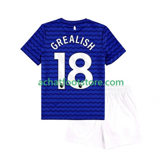 Maillot Everton Jack Grealish 18 Domicile Tenue pour Enfant 2025-2026 Manche Courte