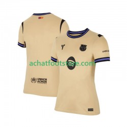 Maillot FC Barcelone Extérieur Tenue pour Femme 2025-2026 Manche Courte