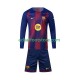 Maillot FC Barcelone Domicile Tenue pour Enfant 2025-2026 Manche Longue