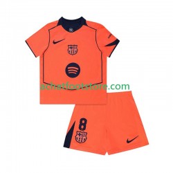 Maillot FC Barcelone Pedri 8 UCL 3ème Tenue pour Enfant 2025-2026 Manche Courte