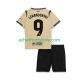 Maillot FC Barcelone Robert Lewandowski 9 UCL Extérieur Tenue pour Enfant 2025-2026 Manche Courte