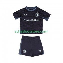 Maillot Feyenoord Rotterdam Extérieur Tenue pour Enfant 2025-2026 Manche Courte