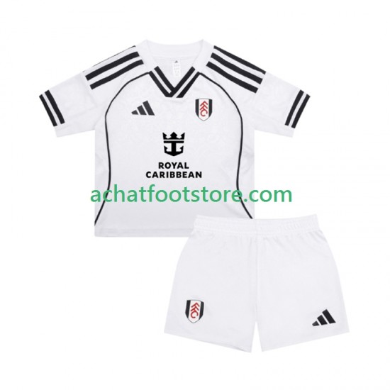 Maillot Fulham Domicile Tenue pour Enfant 2025-2026 Manche Courte