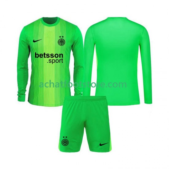 Maillot Inter Milan Gardien 3ème Tenue pour Enfant 2025-2026 Manche Longue