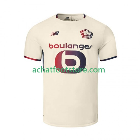 Maillot OSC Lille Extérieur Tenue pour Homme 2025-2026 Manche Courte