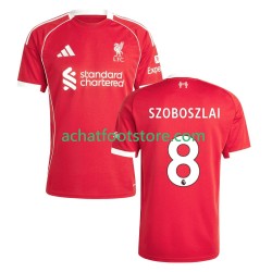 Maillot Liverpool Dominik Szoboszlai 8 Domicile Tenue pour Homme 2025-2026 Manche Courte