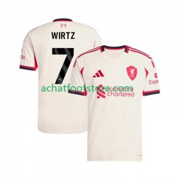 Maillot Liverpool Florian Wirtz 7 Extérieur Tenue pour Homme 2025-2026 Manche Courte Maillot Liverpool Florian Wirtz 7 Extérieur Tenue pour Homme 2025-2026 Manche Courte