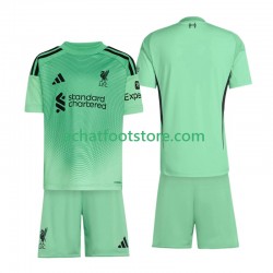 Maillot Liverpool Gardien Extérieur Tenue pour Enfant 2025-2026 Manche Courte Maillot Liverpool Gardien Extérieur Tenue pour Enfant 2025-2026 Manche Courte