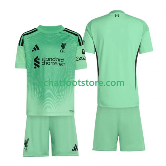Maillot Liverpool Gardien Extérieur Tenue pour Enfant 2025-2026 Manche Courte