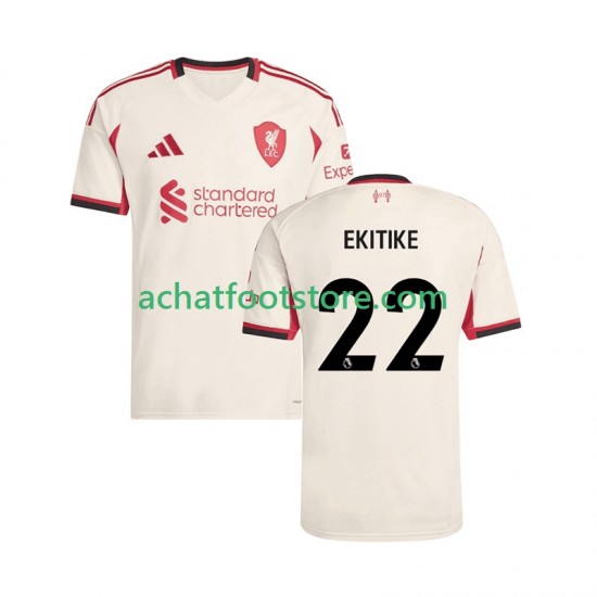 Maillot Liverpool Hugo Ekitike 22 Extérieur Tenue pour Homme 2025-2026 Manche Courte