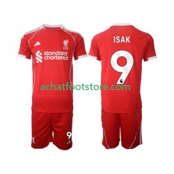 Maillot Liverpool ISAK 9 Domicile Tenue pour Enfant 2025-2026 Manche Courte Maillot Liverpool ISAK 9 Domicile Tenue pour Enfant 2025-2026 Manche Courte