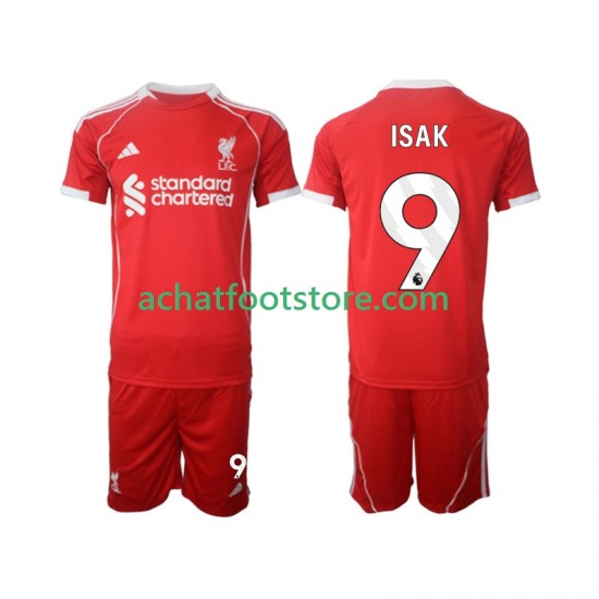 Maillot Liverpool ISAK 9 Domicile Tenue pour Enfant 2025-2026 Manche Courte