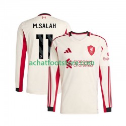 Maillot Liverpool Mohamed Salah 11 Extérieur Tenue pour Homme 2025-2026 Manche Longue
