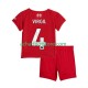 Maillot Liverpool Virgil van Dijk 4 Domicile Tenue pour Enfant 2025-2026 Manche Courte