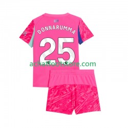 Maillot Manchester City Gianluigi Donnarumma 25 Gardien Extérieur Tenue pour Enfant 2025-2026 Manche Courte