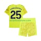 Maillot Manchester City Gianluigi Donnarumma 25 Gardien 3ème Tenue pour Enfant 2025-2026 Manche Courte