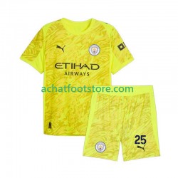 Maillot Manchester City Gianluigi Donnarumma 25 Gardien 3ème Tenue pour Enfant 2025-2026 Manche Courte