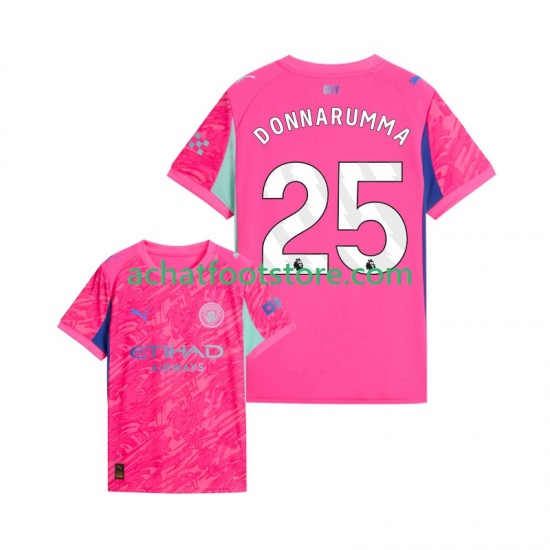 Maillot Manchester City Gianluigi Donnarumma 25 Gardien Extérieur Tenue pour Homme 2025-2026 Manche Courte