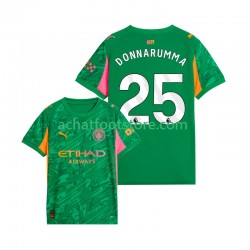 Maillot Manchester City Gianluigi Donnarumma 25 Gardien Domicile Tenue pour Homme 2025-2026 Manche Courte