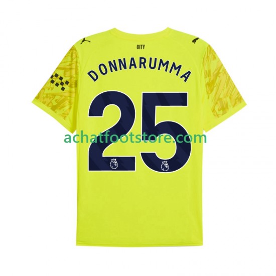 Maillot Manchester City Gianluigi Donnarumma 25 Gardien 3ème Tenue pour Homme 2025-2026 Manche Courte
