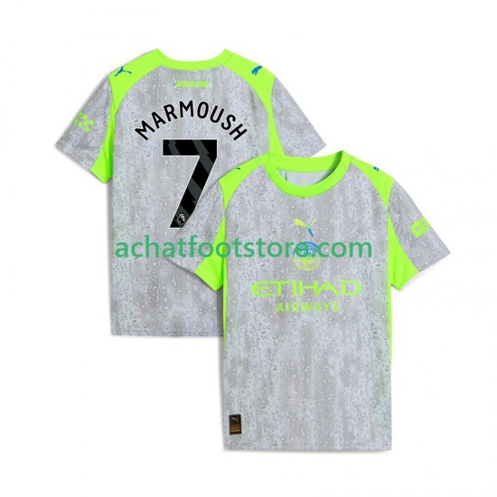 Maillot Manchester City Omar Marmoush 7 3ème Tenue pour Homme 2025-2026 Manche Courte