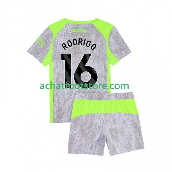 Maillot Manchester City Rodrigo Hernandez 16 3ème Tenue pour Enfant 2025-2026 Manche Courte
