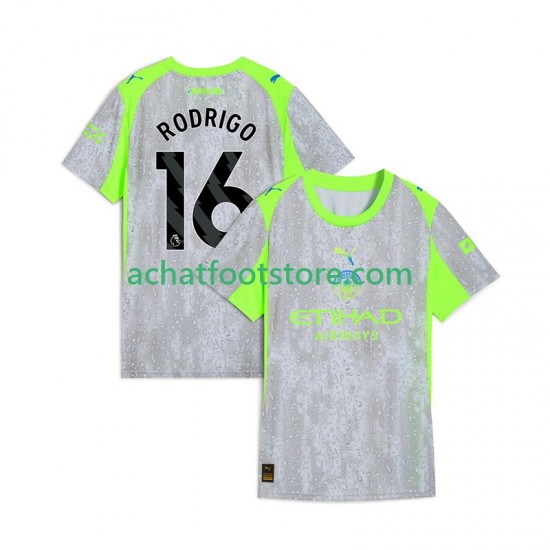 Maillot Manchester City Rodrigo Hernandez 16 3ème Tenue pour Homme 2025-2026 Manche Courte