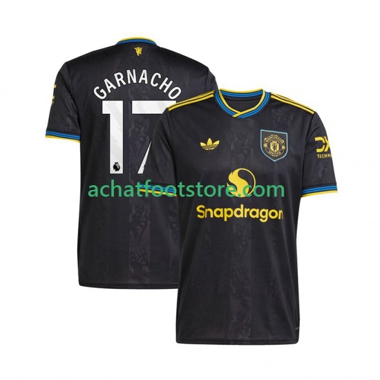 Maillot Manchester United Alejandro Garnacho 17 3ème Tenue pour Homme 2025-2026 Manche Courte