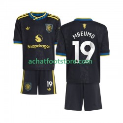 Maillot Manchester United Bryan Mbeumo 19 3ème Tenue pour Enfant 2025-2026 Manche Courte