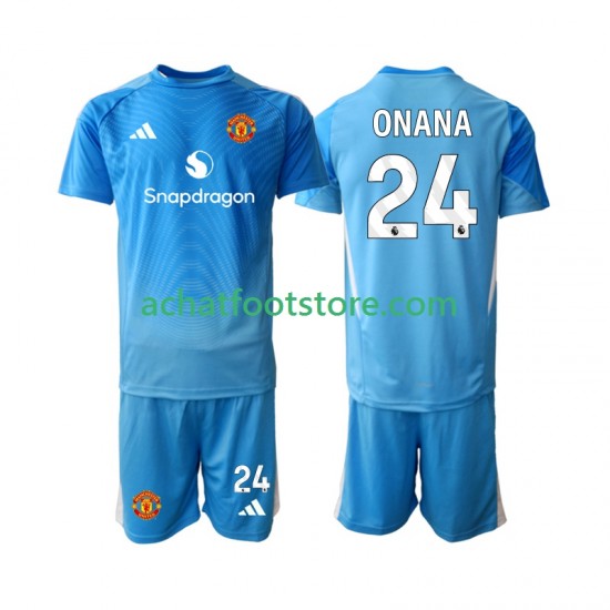 Maillot Manchester United Andre Onana 24 Gardien Domicile Tenue pour Enfant 2025-2026 Manche Courte