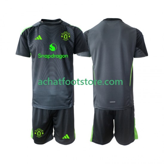 Maillot Manchester United Gardien Extérieur Tenue pour Enfant 2025-2026 Manche Courte