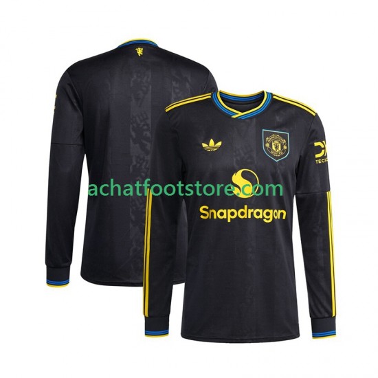 Maillot Manchester United 3ème Tenue pour Homme 2025-2026 Manche Longue
